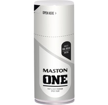 Peinture aérosol Maston ONE Satin White RAL 9010 150 ml