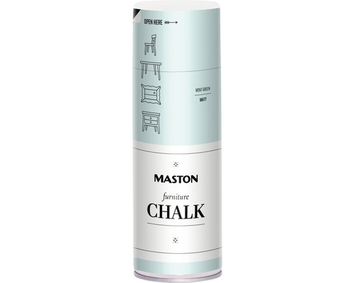 Bombe peinture à la chaux Maston pour meubles Mint Green 400 ml