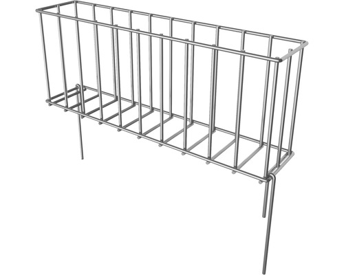 Blumenkastenhalterung aus Metall mit Erdspießen