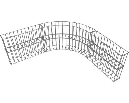 Gabione aus Metalldraht für den Gartenbau