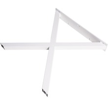 Pied de table en X blanc 710x700 mm 1 pièce-thumb-0