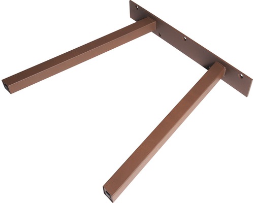 Pied de table en A aspect cuivre 710x700 mm 1 pièce-0
