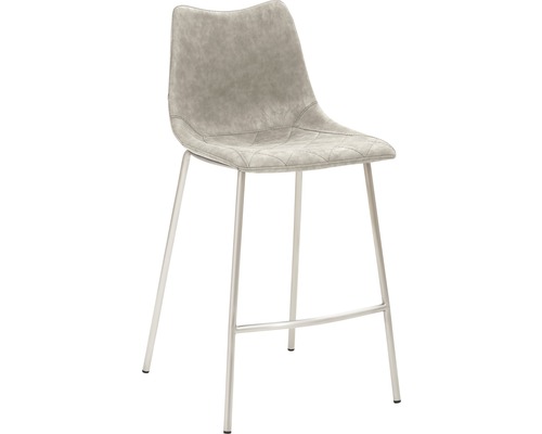 Chaise de bar Mayer Sitzmöbel 1175 47 x 51 x 95,5 cm acier inoxydable ,gris Tabouret de bar avec pieds en métal et assise rembourrée