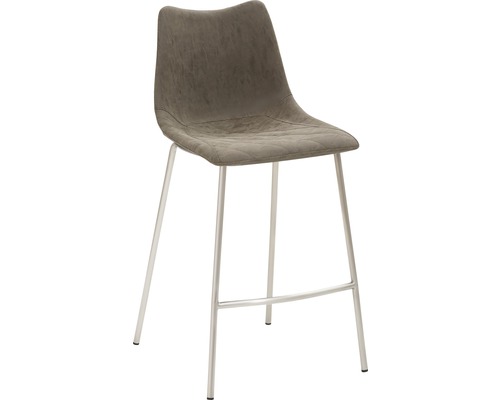 Chaise de bar Mayer Sitzmöbel 1175 47 x 51 x 95,5 cm acier inoxydable ,marron Tabouret de bar avec revêtement et cadre en métal
