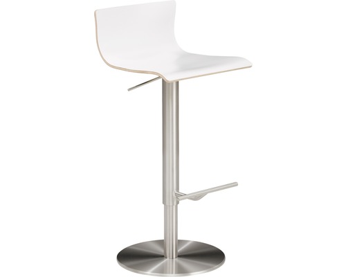 Chaise de bar Mayer Sitzmöbel 1225 39,5 x 43 x 72 cm acier ,blanc