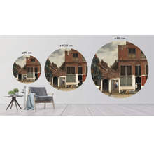 Papier peint panoramique intissé HRBC100027 Jan Vermeers La Ruelle Ø 142,5 cm