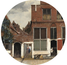 Papier peint panoramique intissé HRBC100027 Jan Vermeers La Ruelle Ø 142,5 cm