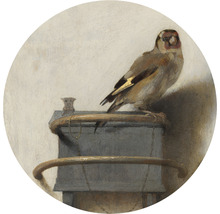 Papier peint panoramique intissé HRBC100031 Carel Fabritius Le Chardonneret Ø 142,5 cm
