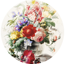 Peinture avec bouquet de fleurs dans un vase
