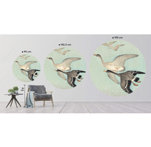 Papier peint panoramique intissé HRBC100034 Japon oies Ø 142,5 cm