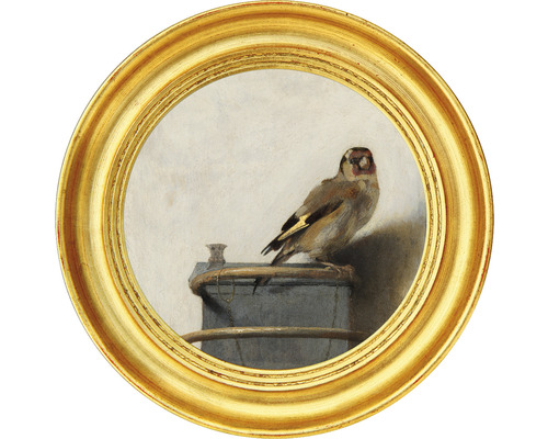 Papier peint panoramique intissé HRBC100054 Carel Fabritius Le Chardonneret 2 Ø 142,5 cm