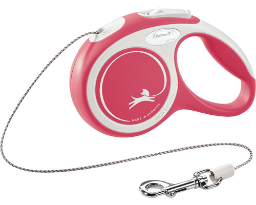 Laisse pour chien extensible avec mousqueton