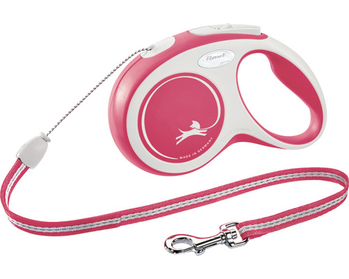 Laisse à enrouleur Flexi avec sangle et mousqueton