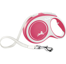 Laisse pour chiens flexi Comfort sangle Taille L jusqu'à 50 kg 8 m rouge