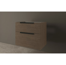Meuble bas sous-vasque Urban frêne foncé 74 cm x 62 cm