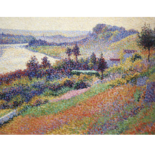 Fototapete Vlies HRBP000046 Die Seine bei Herblay 5-tlg. 243 x 184 cm