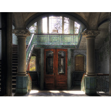 Papier peint panoramique intissé HRBP000056 Hôpital ancien 2 5 pces 243 x 184 cm