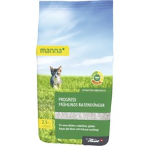 Packung Frühlingsrasendünger Progress von Manna mit Katzenmotiv