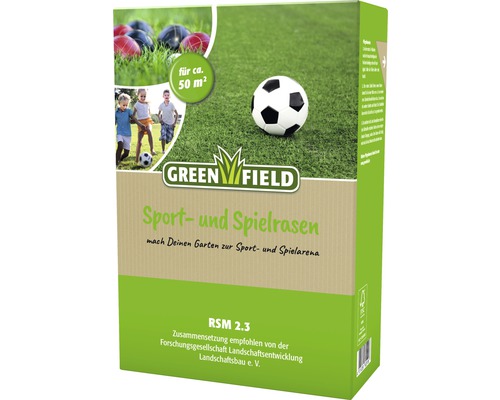 Semence de gazon Greenfield gazon de sport et de jeux 1 kg 50 m²