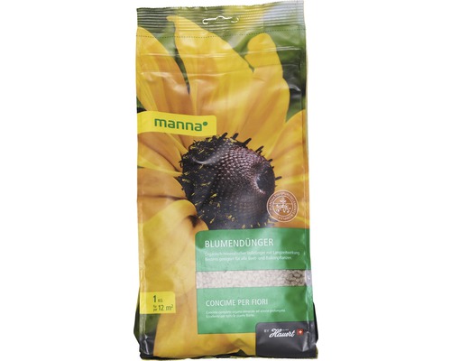 Engrais pour fleurs Manna 1 kg 12 m²