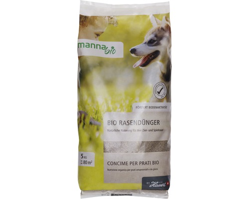 Engrais pour gazon Manna Bio 5 kg 80 m²