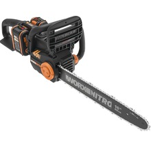 Akku-Kettensäge WORX Nitro 40V (2 x 20V) 40cm WG385E.9, Brushless Motor, ohne Akku und Dual-Ladegerät