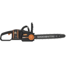 Akku-Kettensäge WORX Nitro 40V (2 x 20V) 40cm WG385E.9, Brushless Motor, ohne Akku und Dual-Ladegerät