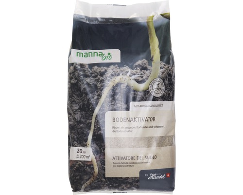 Activateur de sol Manna Bio engrais organique 20 kg 200 m²