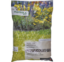Packung Rasen- und Gartenkalk von Manna Bio, 8 Kilogramm für 80 Quadratmeter