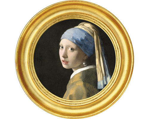 Fototapete Vlies HRBC200048 Jan Vermeers Das Mädchen mit den Perlenohringen 2 Ø 190 cm
