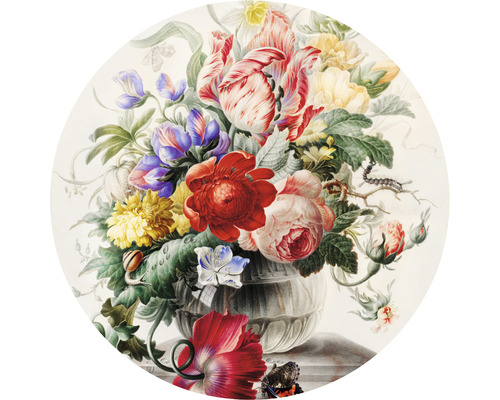 Papier peint panoramique intissé HRBC200032 Herman Henstenburgh Rijksstudio Fleurs Ø 190 cm Papier peint panoramique intissé HRBC200032 Herman Henstenburgh Rijksstudio Fleurs Ø 190 cm
