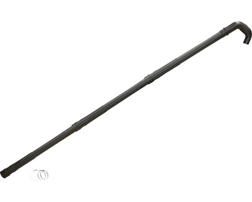Kit de nettoyage pour gouttières pour souffleurs à feuilles DUB184Z + DUB362Z Raccord pour récupérateurs d''eau de pluie avec deux colliers de serrage