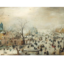 Fototapete Vlies HRBP000042 Hendrick Avercamp Winterlandschaft 5-tlg. 243 x 184 cm