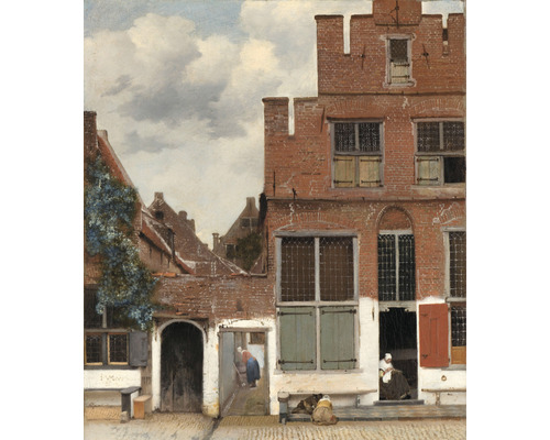 Papier peint panoramique intissé HRBP300027 Jan Vermeers La Ruelle 5 pces 243 x 280 cm