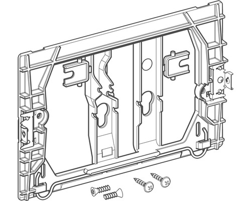 GEBERIT Befestigungsrahmen 242.274.00.1 zu Delta
