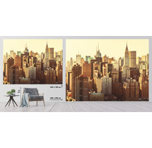 Papier peint panoramique intissé HRBP100064 New York 7 pces 340 x 254 cm