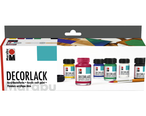 Marabu Decorlack Acryl Starter-Set 6x 15ml