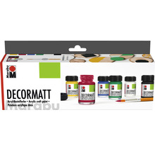Marabu Decormatt Acryl Starter Set 6x 15 ml