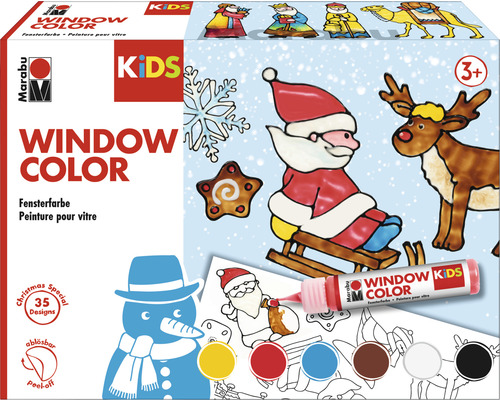 Kit Window Color Xmas Marabu KiDS 6x25ml-0