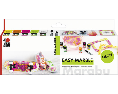 Marabu Easy Marble Set neon