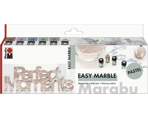 Marabu easy Marble Set pastel 6x 15 ml