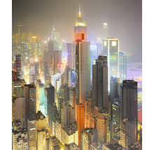 Fototapete Vlies HRBP300092 Hong Kong 5-tlg. 243 x 280 cm