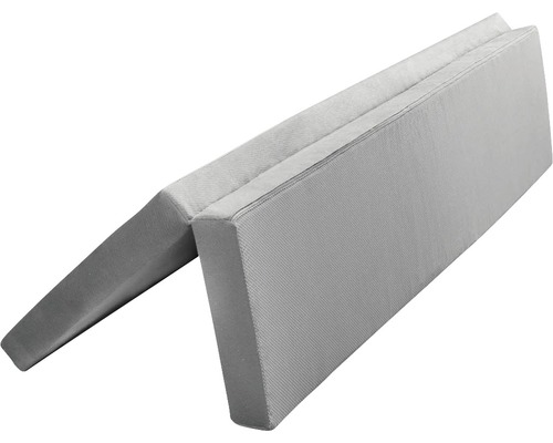 Matelas pliant gris en mousse