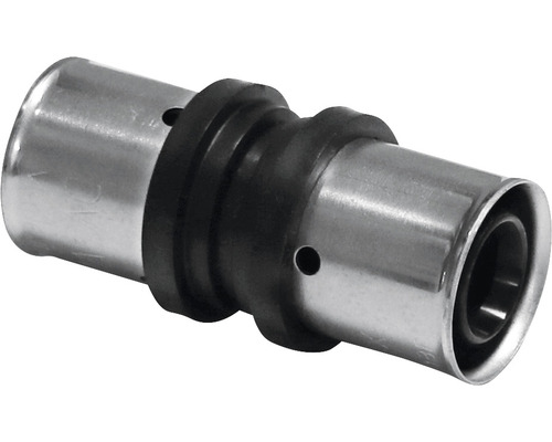 Rohrverbinder aus Metall mit Dichtung