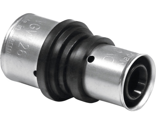Pressfitting aus Metall mit Dichtung