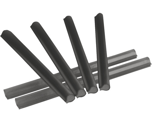 Rail de serrage videx pour bandes occultantes 19 cm 10 pièces anthracite