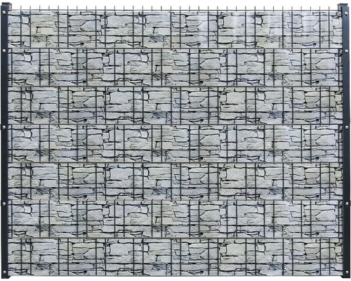 Bandes occultantes videx PVC 3500 x 19 cm Modern Stone