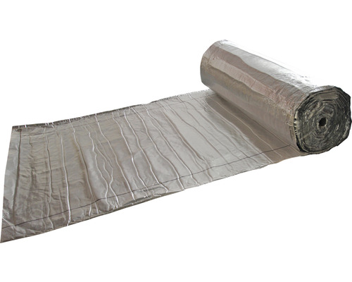 Rouleau de matériau isolant avec surface réfléchissante