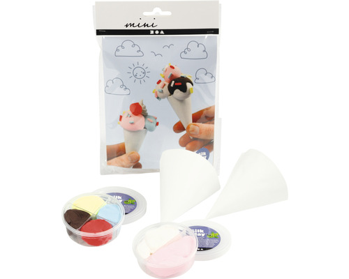 Mini Zoa Kit Silk Clay avec instructions de modelage et pâte à modeler