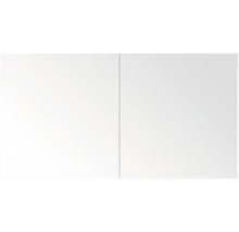 Spiegelschrank Sanox Frozen 120 x 13 x 65 cm schwarzeiche 2-türig